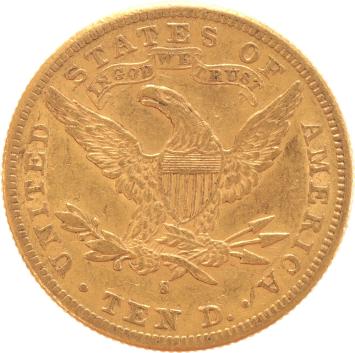 USA 10 Dollars 1887s