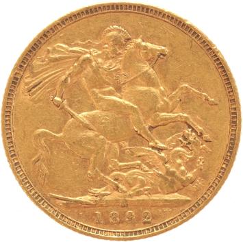 Australia Sovereign 1892m