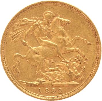 Australia Sovereign 1892s