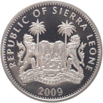 Sierra Leone 1 Dollars Michael Jackson 2009 cuni unc