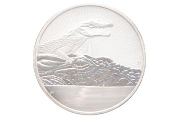 Australië Krokodil 2019 Piedfort 2 ounce silver