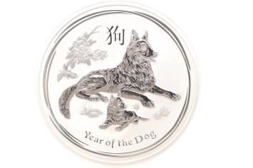 Australië Lunar 2 Hond 2018 5 ounce silver