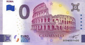 0 Euro biljet Italië 2024 - Roma Colosseo