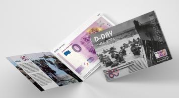 0 Euro biljet Nederland 2024 D-DAY LIMITED EDITION #97