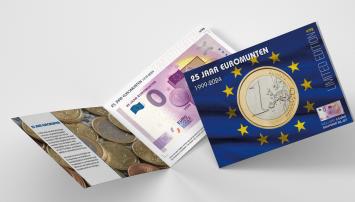 0 Euro biljet Nederland 2024 25 jaar euromunten LIMITED EDITION #98