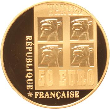 Frankrijk 50 euro 2009 Lucky Luke proof