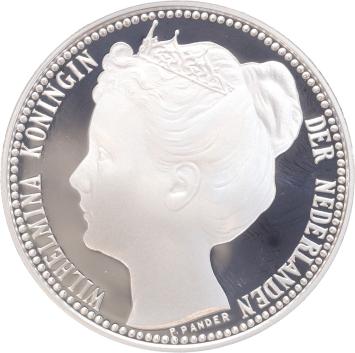 Replica 1 Gulden 1906 in Zilver variant