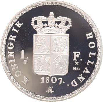 Replica van de 1 Gulden 1807 in Zilver