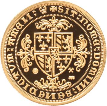 Replica van de Gouden Leeuw 1454 Hertog Philips de Goede in Goud