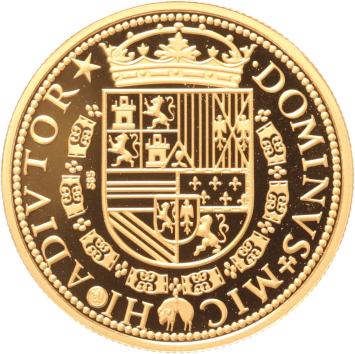 Replica van de Gouden Reaal 1557 Koning Filips II in Goud