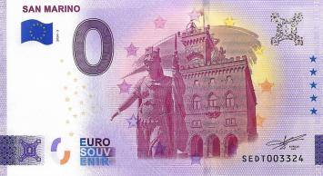 0 Euro biljet San Marino 2024 - San Marino